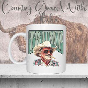 Trump Cowboy 11oz Ceramic Coffee Mug Tea Cup